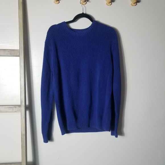GOODTHREADS WOMEN'S BLUE SWEATER SIZE LARGE - Picture 1 of 9